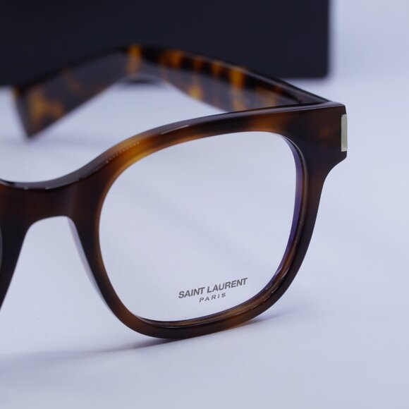 Saint Laurent SL722 006 Square Eyeglasses 51mm – Havana - Picture 2 of 11